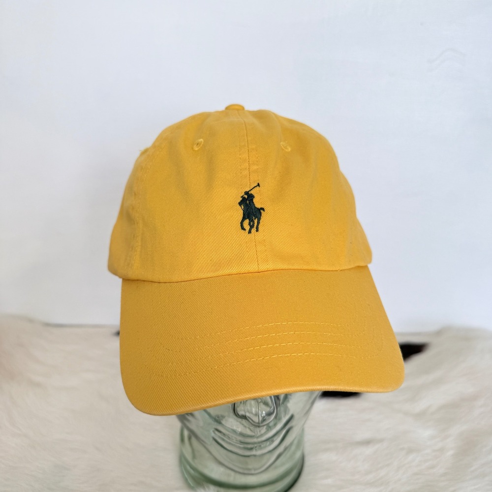 Polo Ralph Lauren Gold‎ Cotton adjustable baseball cap, One size